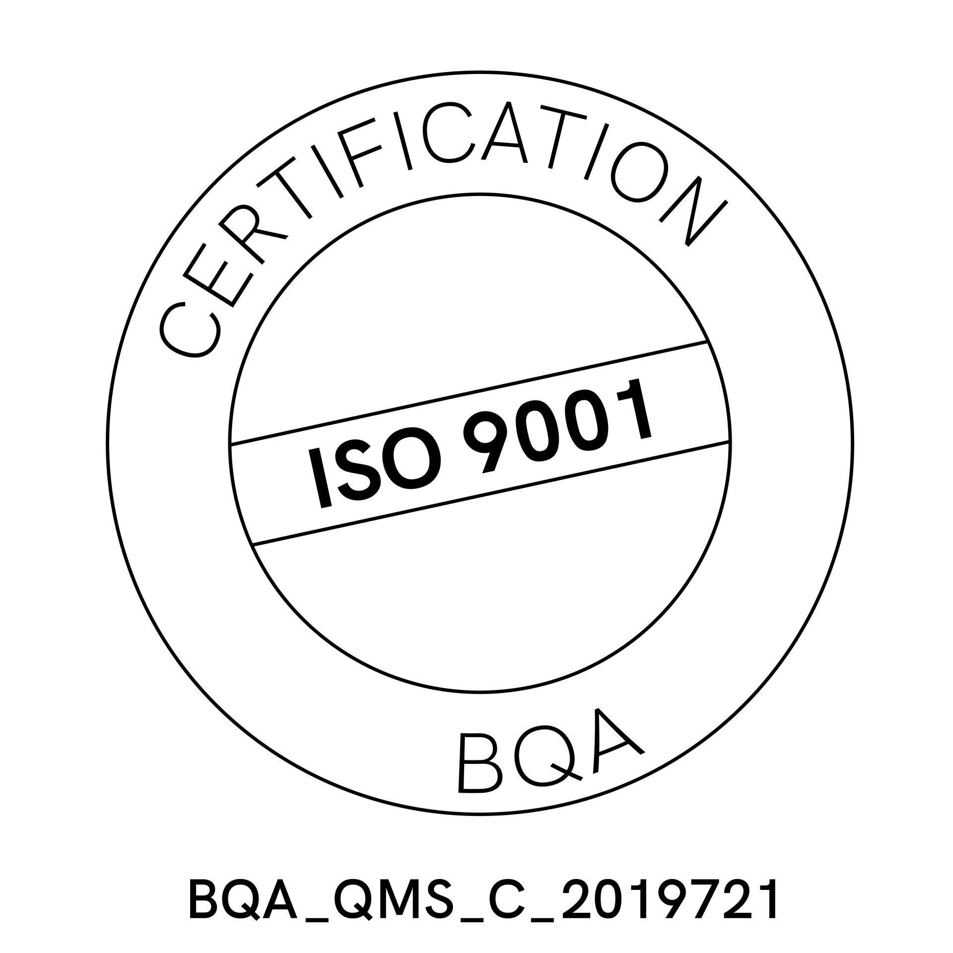 ISO 9001 certificatielabel